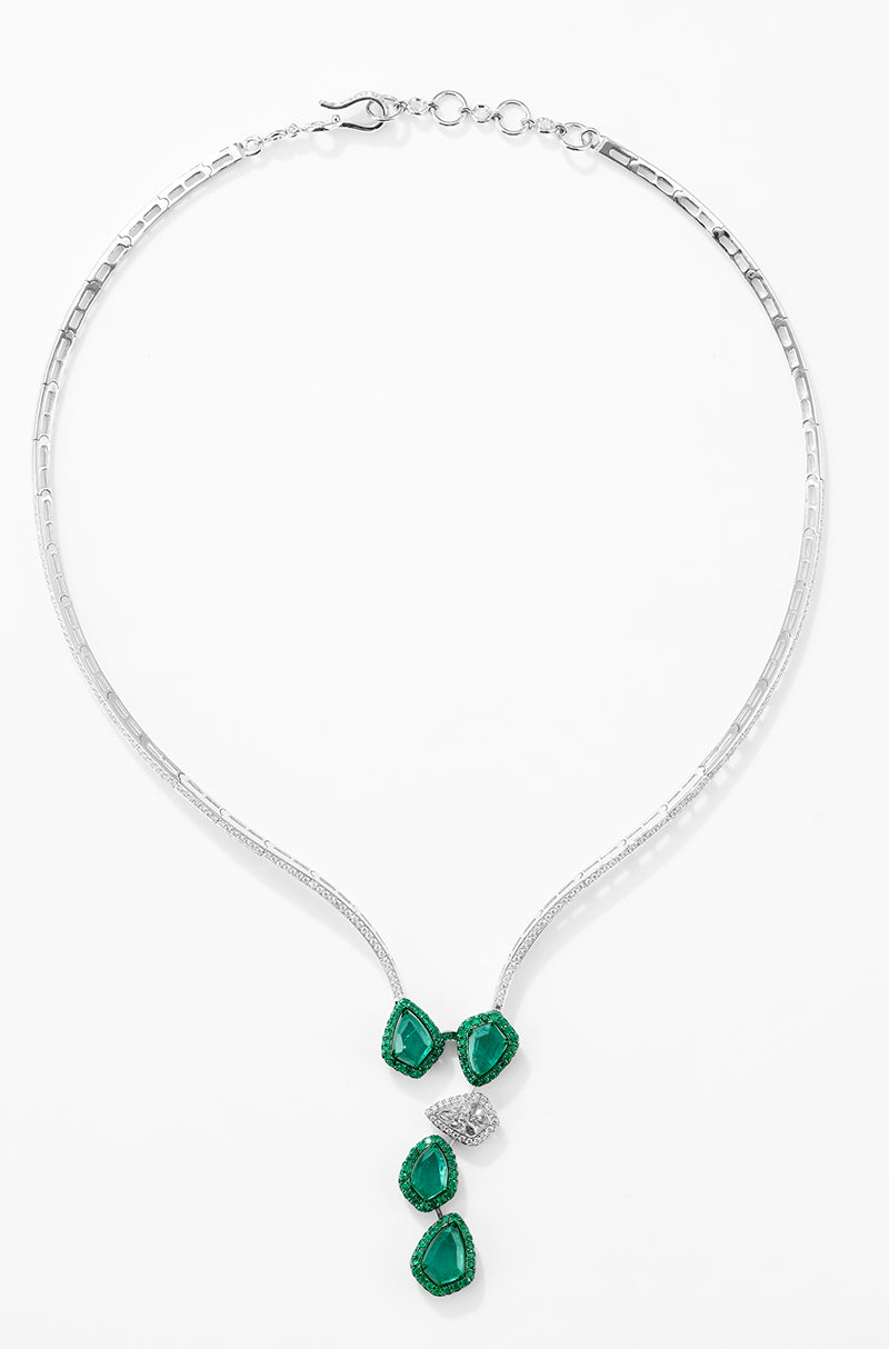 Armour Cut Carved In Power Necklace