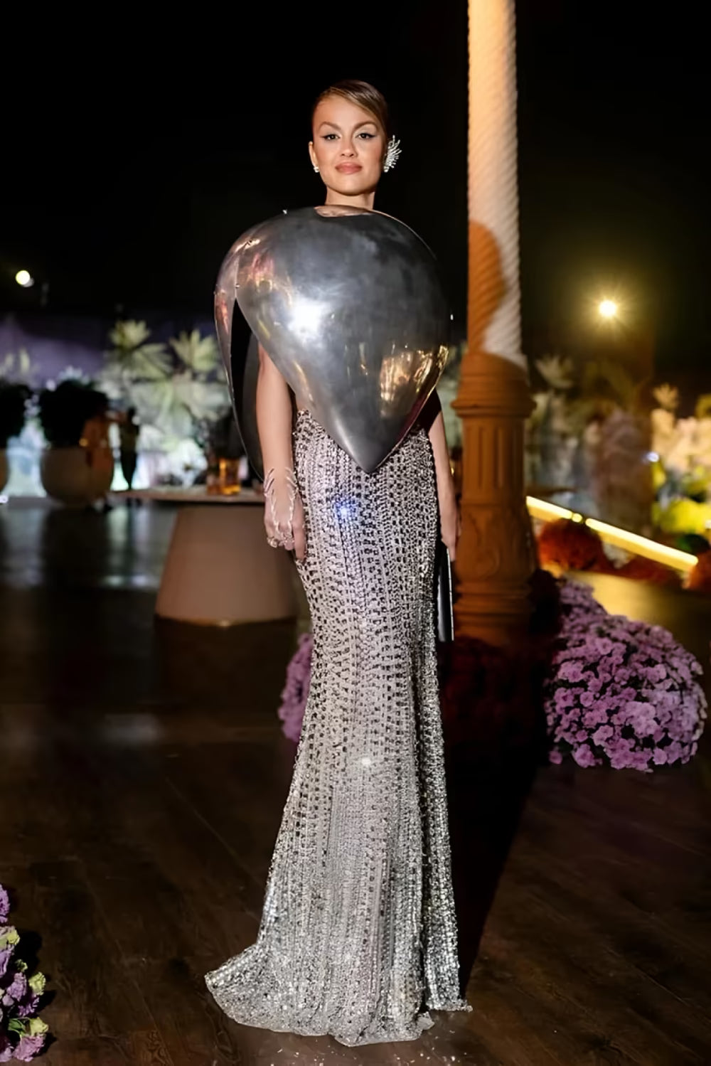 Natasha Poonawalla in our Stone Encrusted Skirt Set