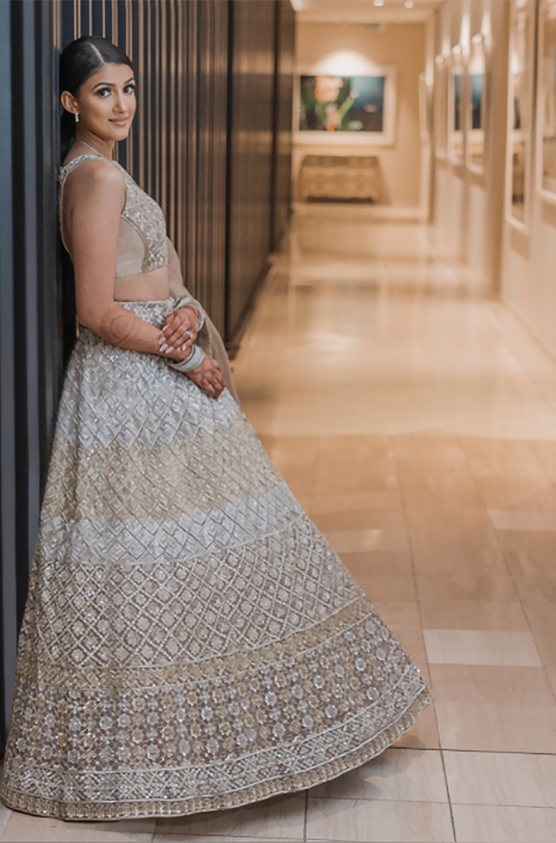 Bride: Kiran Bains in our Nooraniyat Signature Lehenga