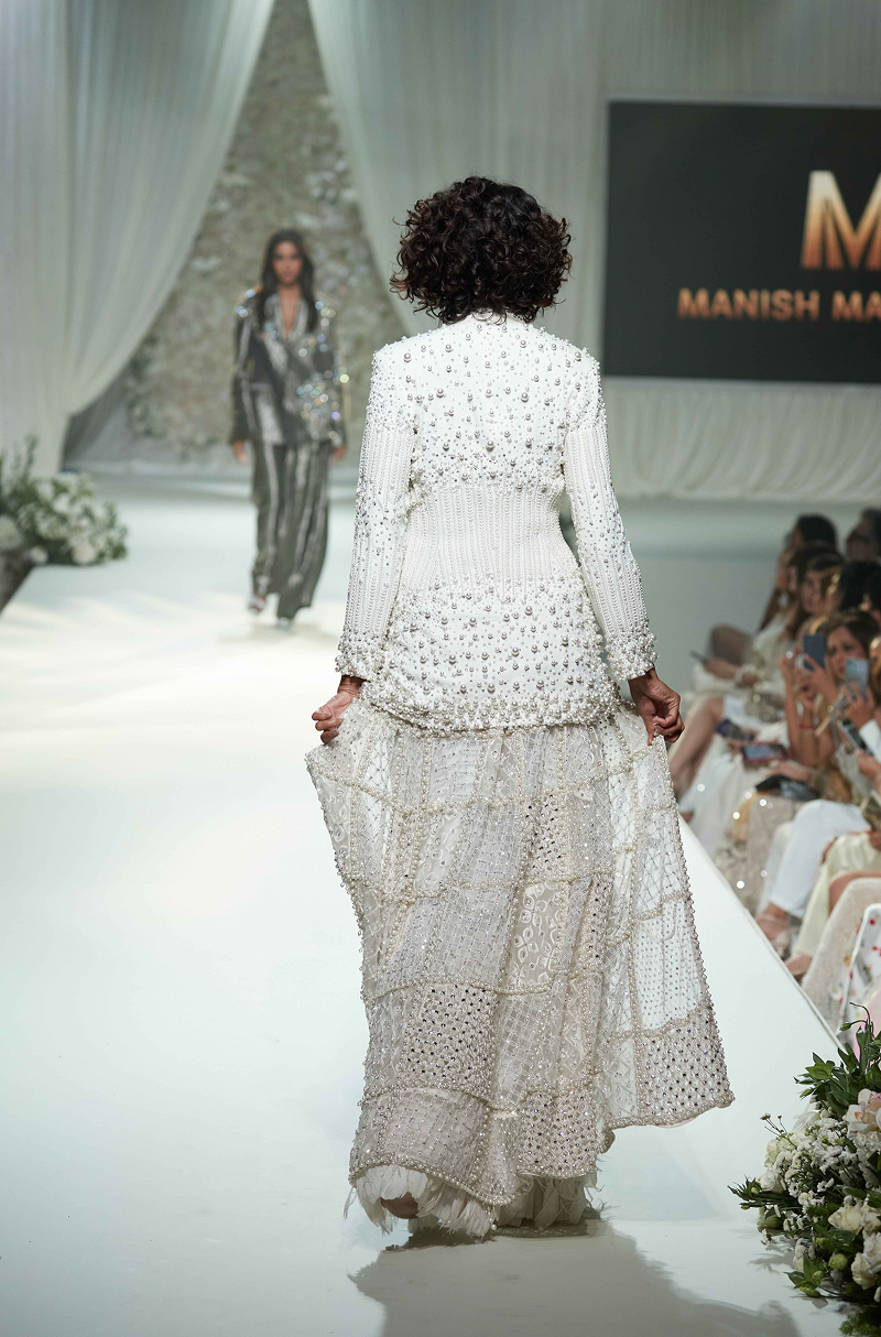 Ivory Pearl Embroidered Pant Set