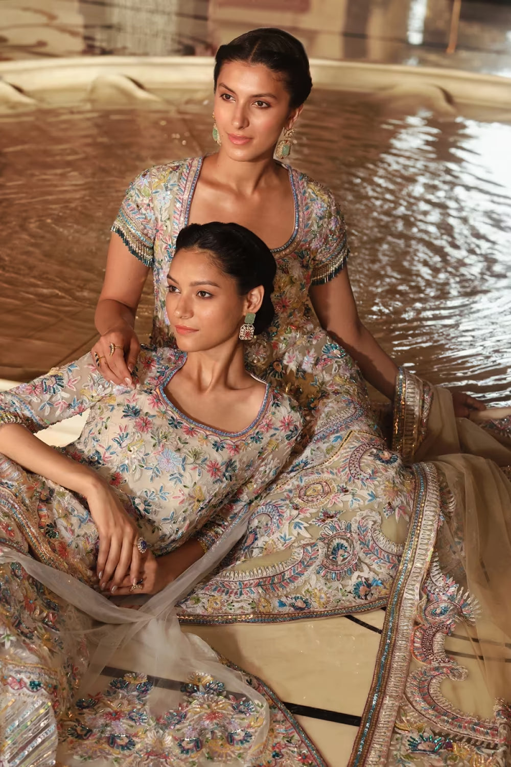 Floral Kashmiri Sharara Set