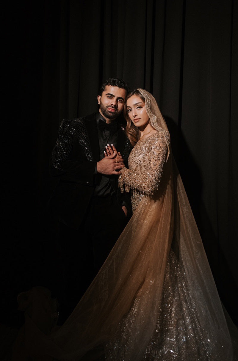 Bride: Sami Tanzeela in our Golden Mermaid Couture Set