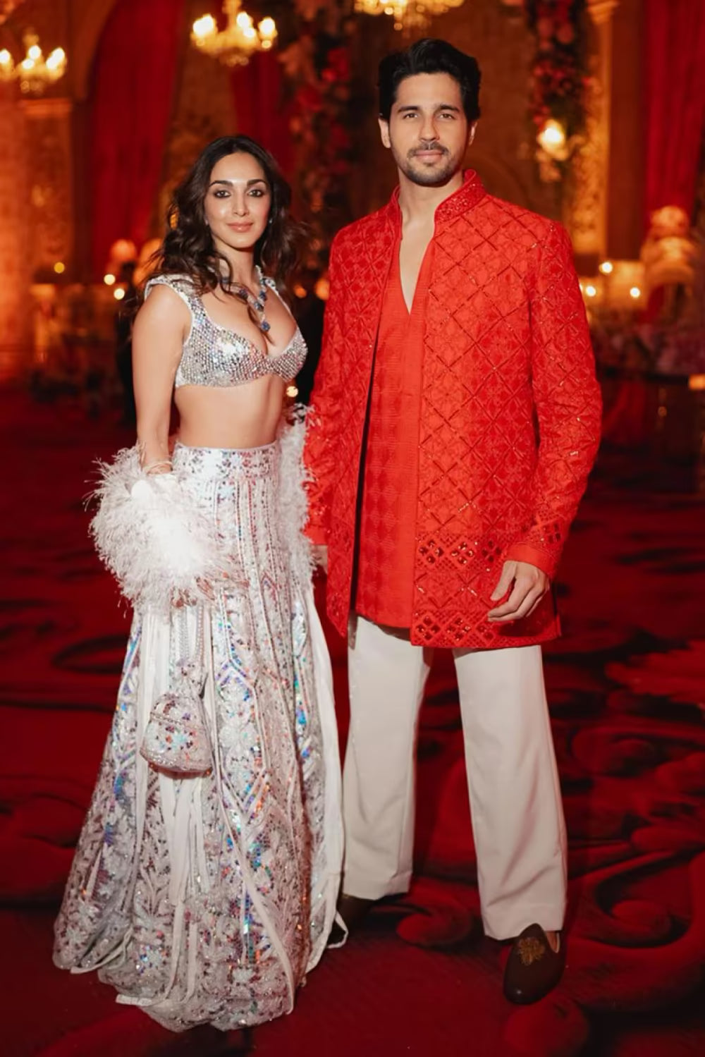 Sidharth Malhotra In Our Red Embroidered Sherwani Set