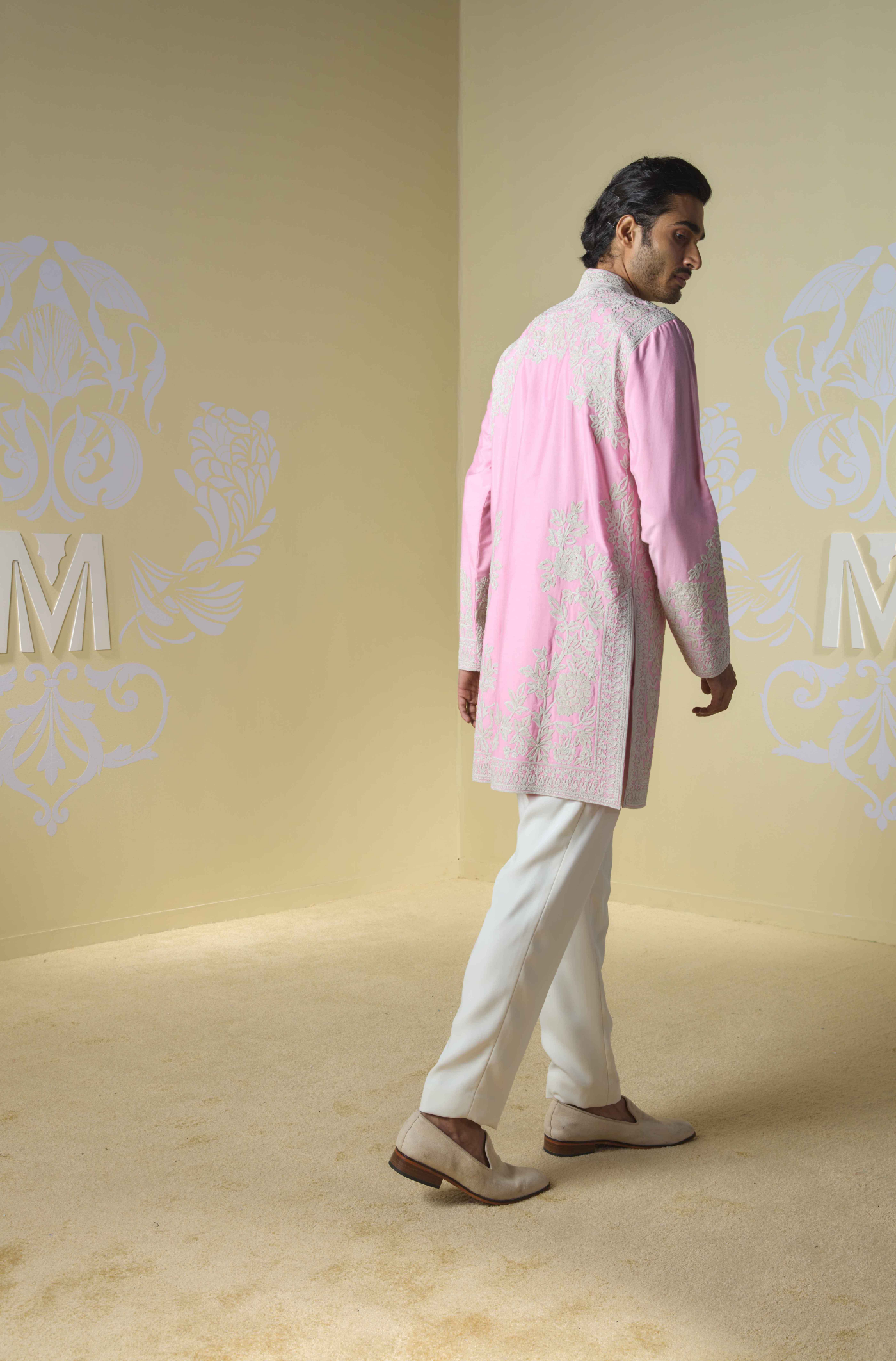 Pink Dori Embroidered Kurta Set