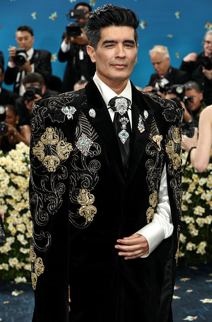 MM our Founder & Creative Director in Sherwani Cape