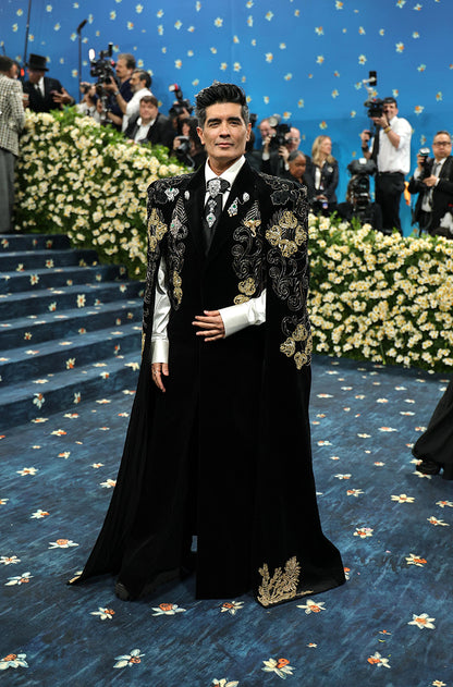 MM our Founder & Creative Director in Sherwani Cape