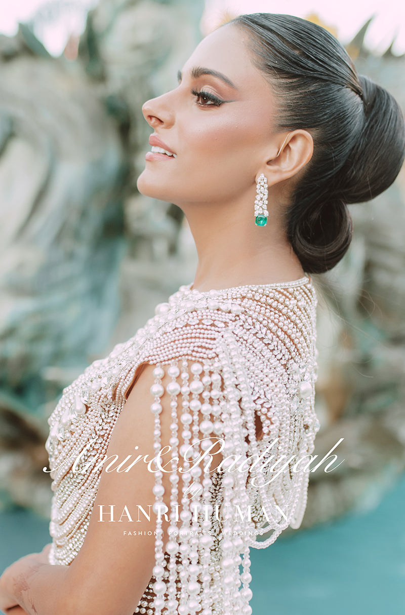 Bride: Radiyah Wazar in our White Skirt Set