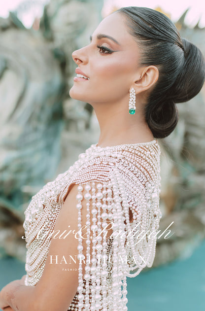 Bride: Radiyah Wazar in our White Skirt Set