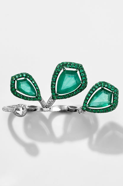 Armour Cut Open Dual Ring