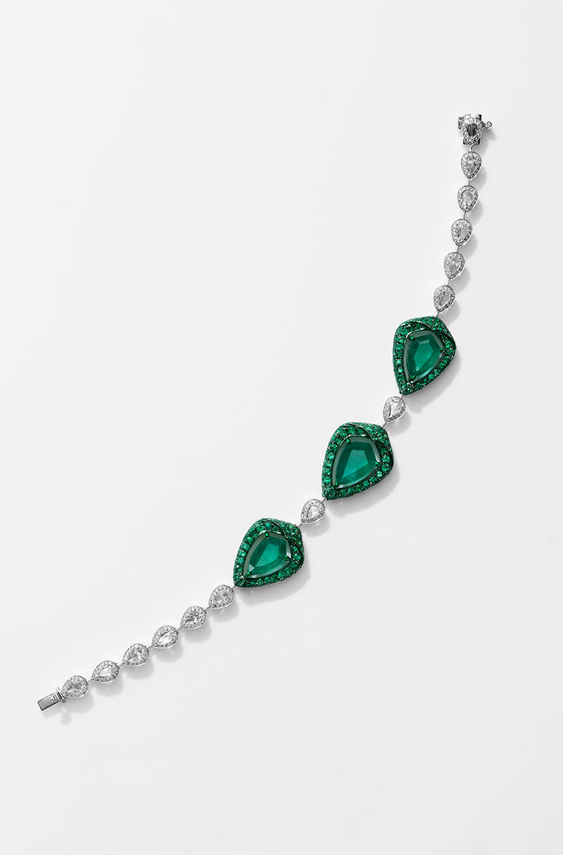 Armour Cut Trine Bracelet