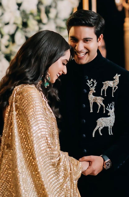 Bride: Saniya Gulati & Groom: Anmol Anand in Signature Nooraniyat Ensemble