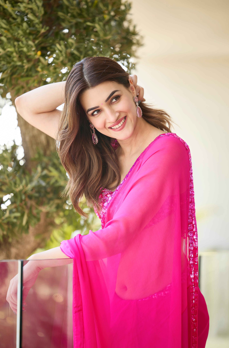Kriti Sanon in our Chiffon Saree Set