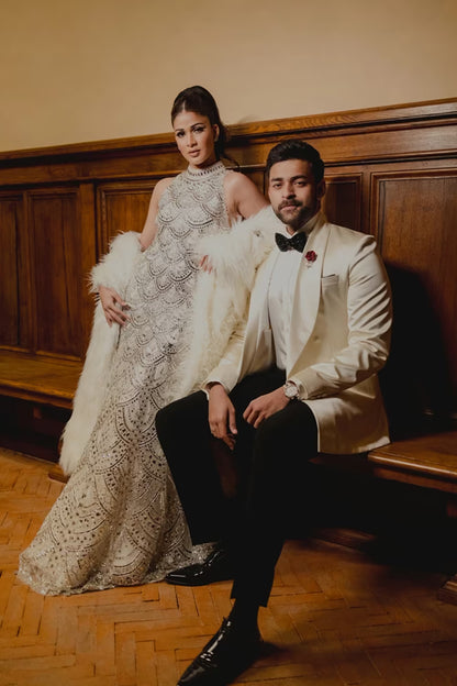 Groom: Varun Tej in our Signature Handcrafted Ensemble