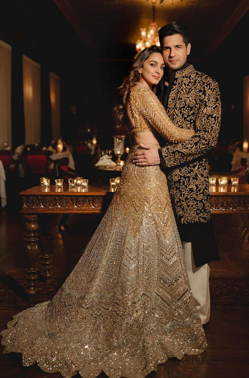 Bride: Kiara Advani In Our Ombre Lehenga Set