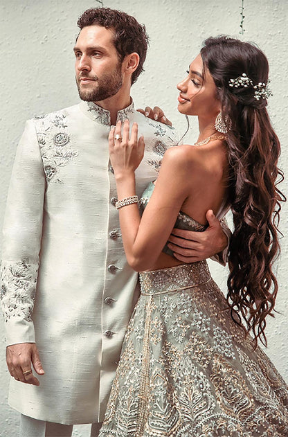 Bride: Alanna Panday  in our Bespoke Customize Nooraniyat Lehenga