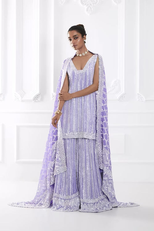 Lavender Taban Sequin Kurta Set