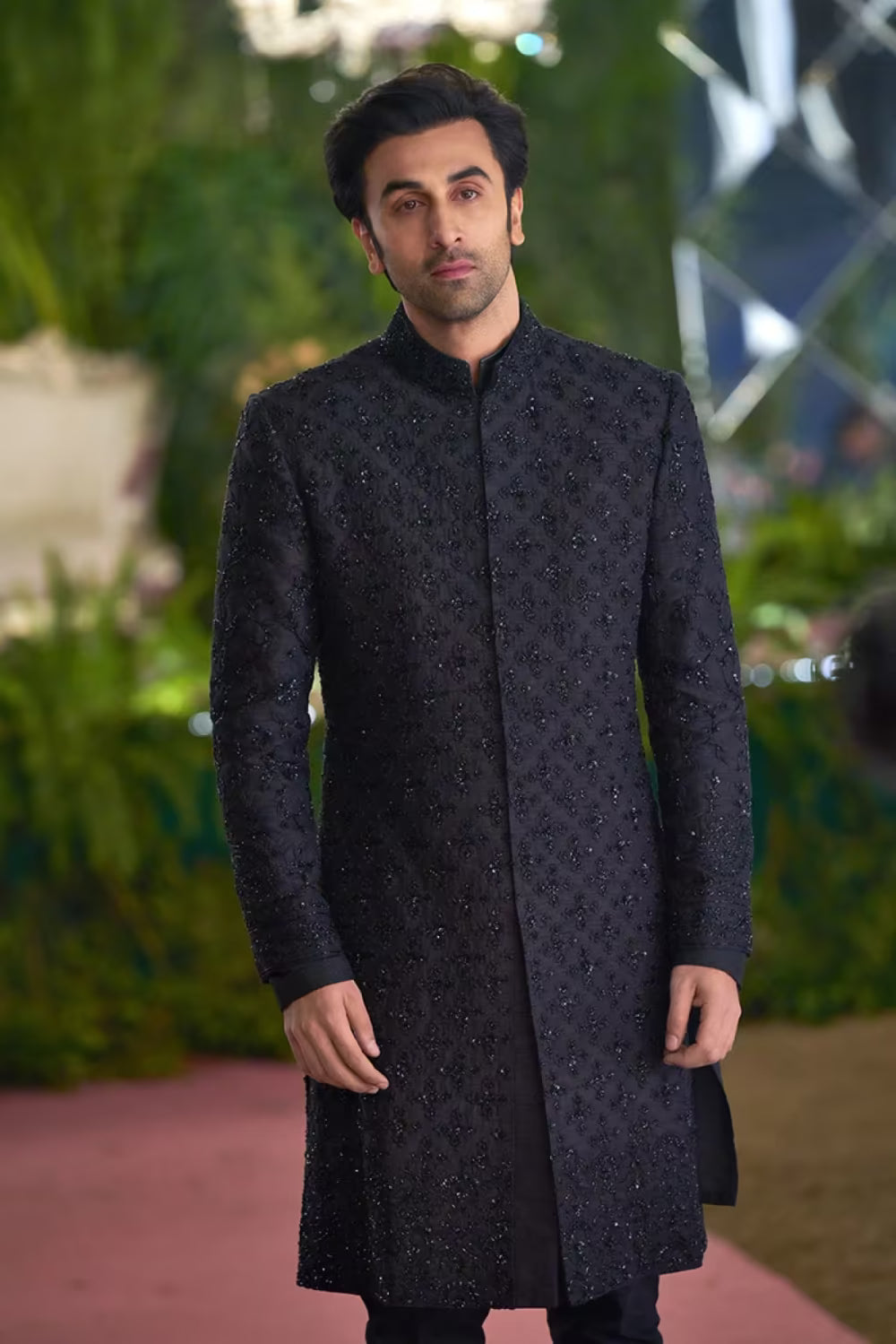 Ranbir Kapoor in our Navy Blue Sherwani Set