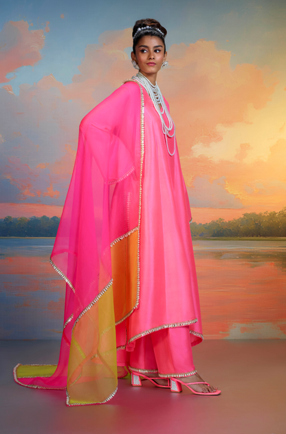 Fuchsia Glow Kurta Set