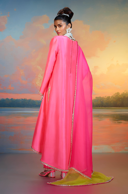 Fuchsia Glow Kurta Set