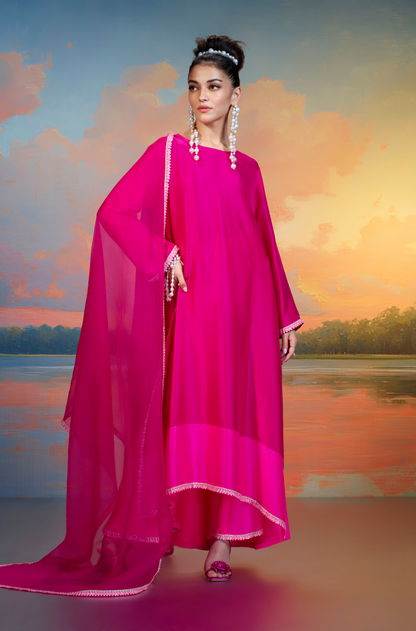 Magenta Radiance Kurta Set