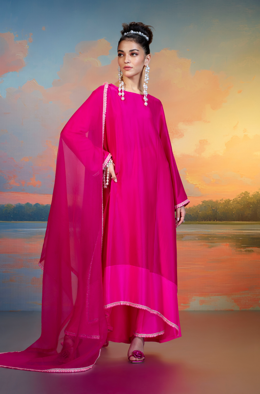 Magenta Radiance Kurta Set