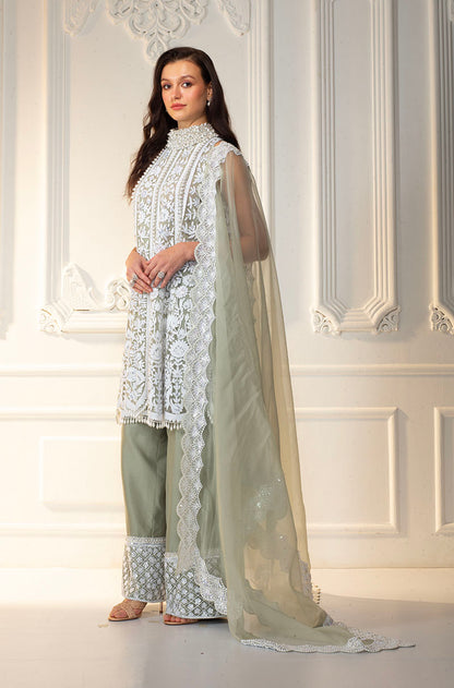 Green Kashmiri Embroidered Short Kurta Set