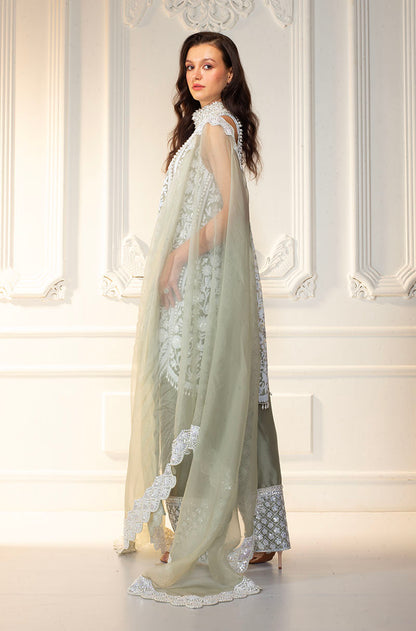 Green Kashmiri Embroidered Short Kurta Set