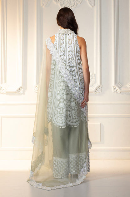 Green Kashmiri Embroidered Short Kurta Set