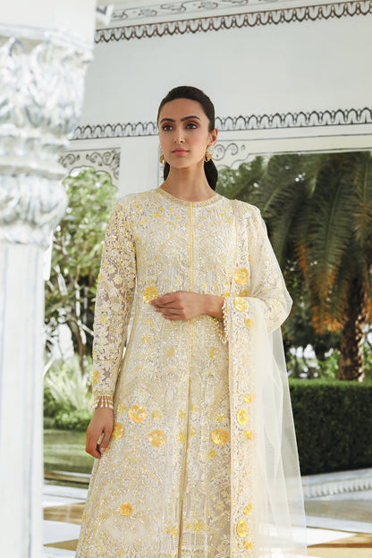 Ivory Kashmiri Embroidered Kurta Set