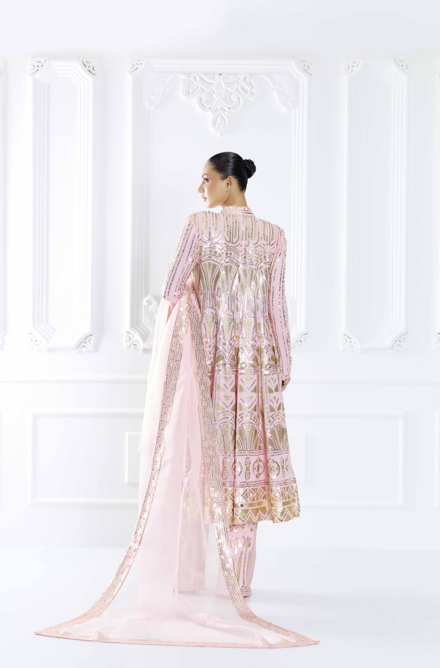Pink Embroidered Kurta Set
