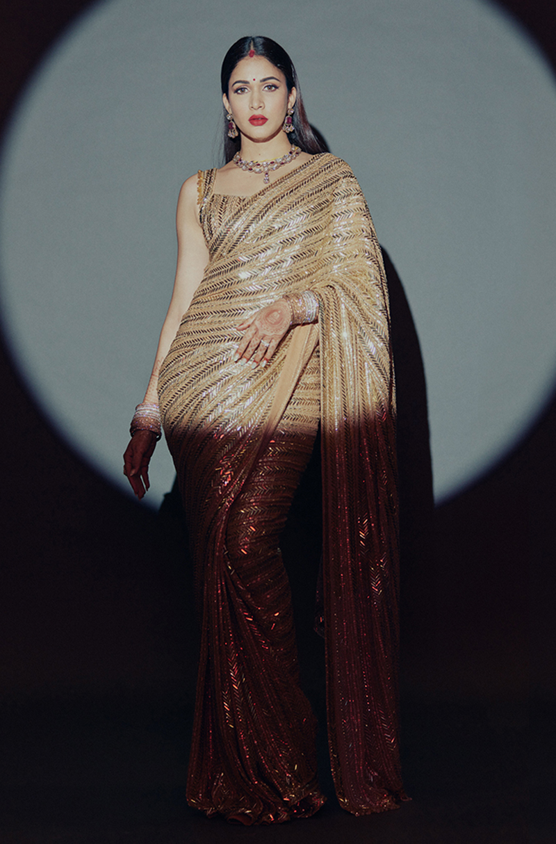 Bride: Lavanya Tripathi & Groom: Varun Tej In Our Embellished Ensemble