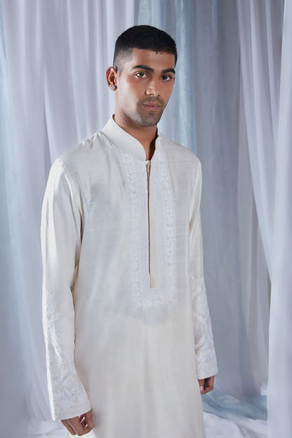 Mijwan Ivory Kurta Set