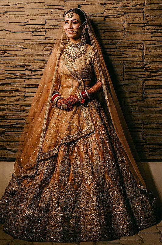 Bride: Agrima Jindal in All Sparkle Dori Ensemble