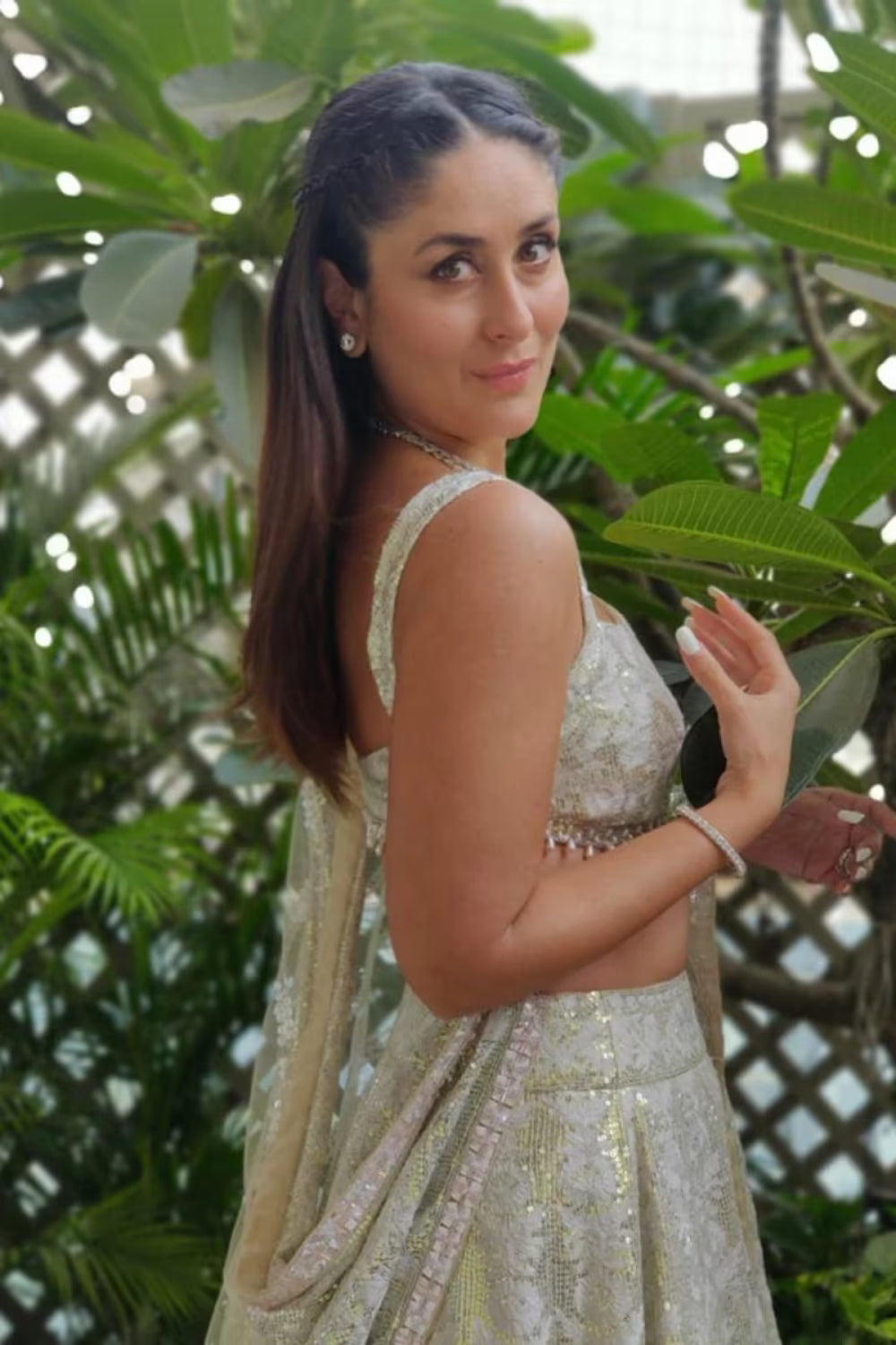 Kareen Kapoor Khan in our Three Tone Kashmiri Lehenga Set