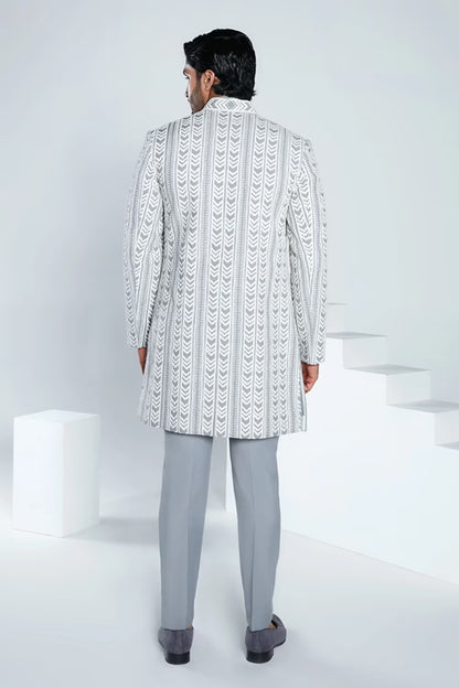 Grey Dori Sherwani