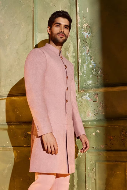 Pink Sherwani Set
