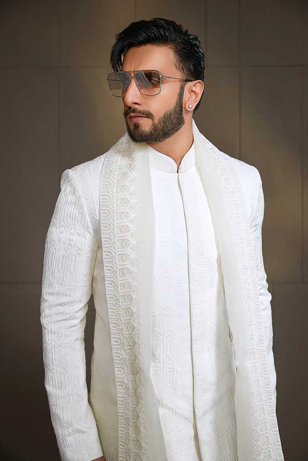 Ranveer Singh in Timeless MM Sherwani Set