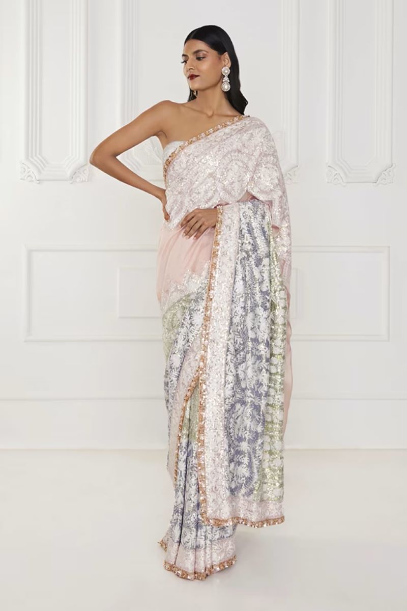 Celestial Three Toned Saree