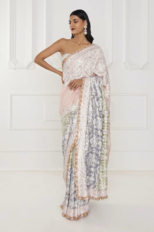 Celestial Three Toned Saree