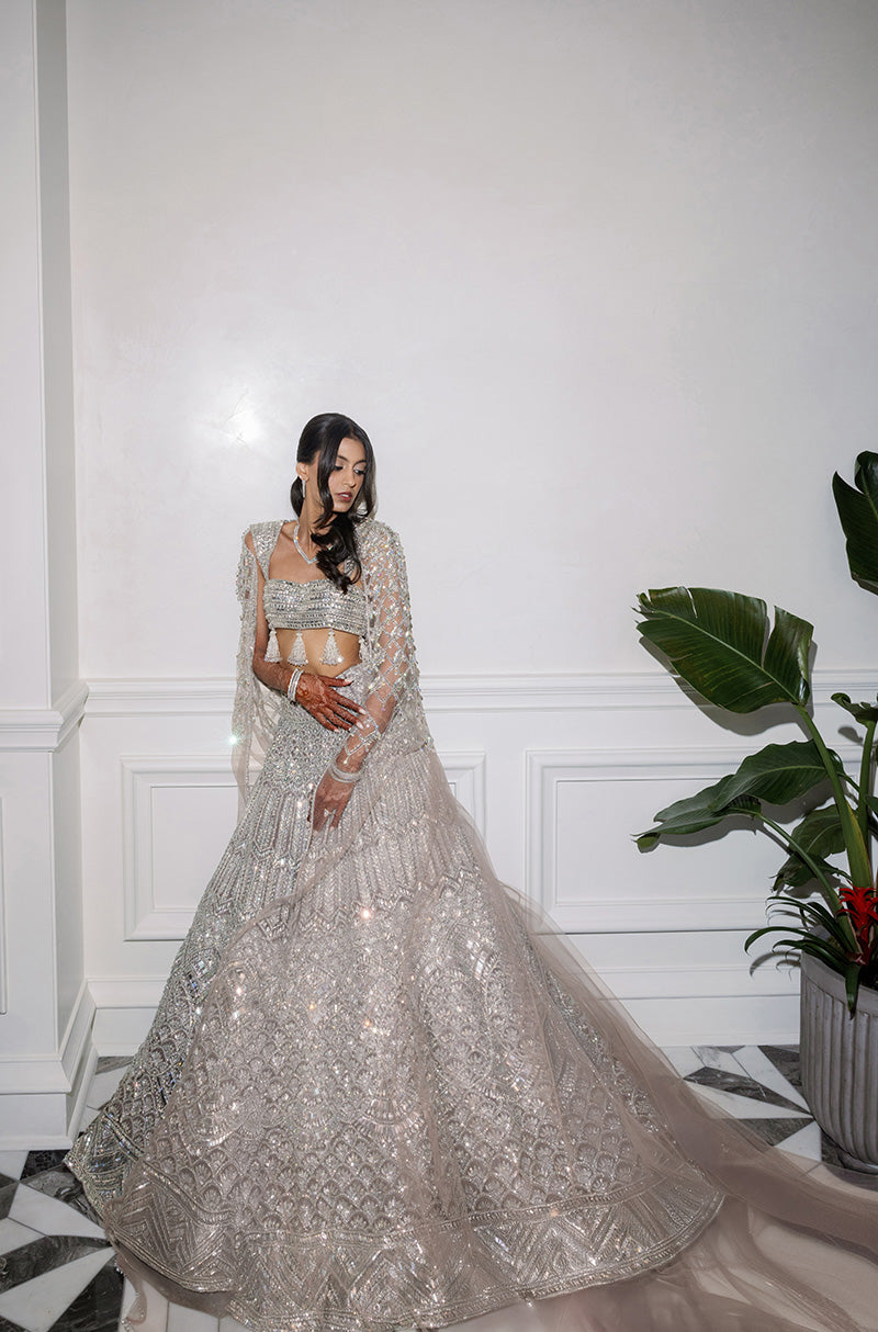 Bride: Ravina Patadia in our Sparkle Embroidered Lehenga Set