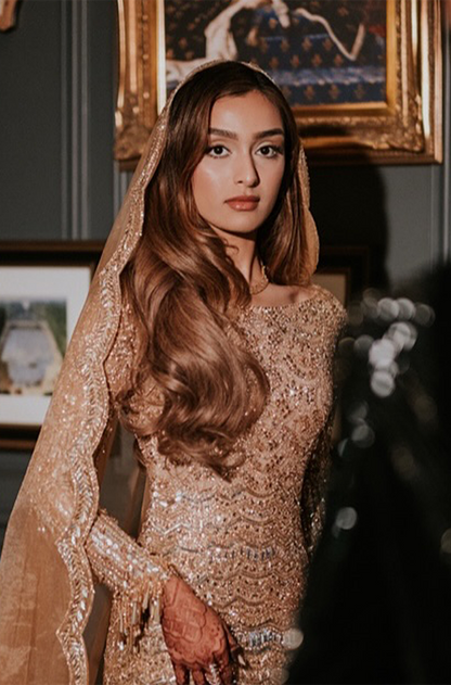 Bride: Sami Tanzeela in our Golden Mermaid Couture Set
