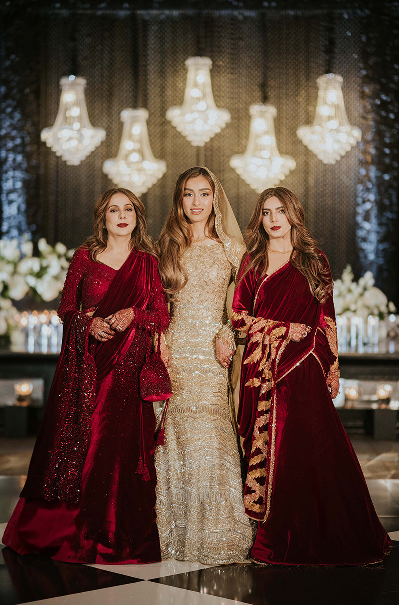 Bride: Sami Tanzeela in our Golden Mermaid Couture Set