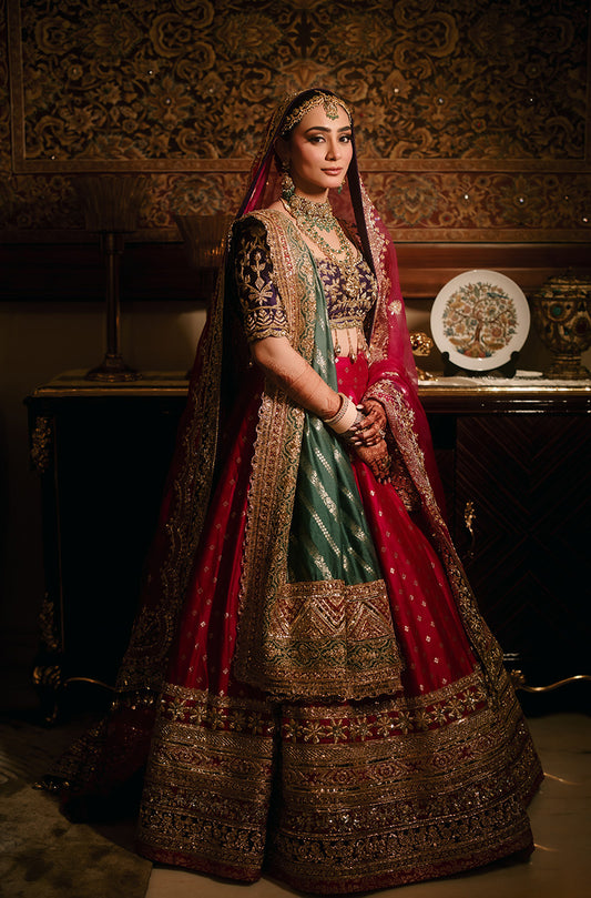 Bride: Harsimran Kukrejaa in our Bespoke Evara Lehenga Set