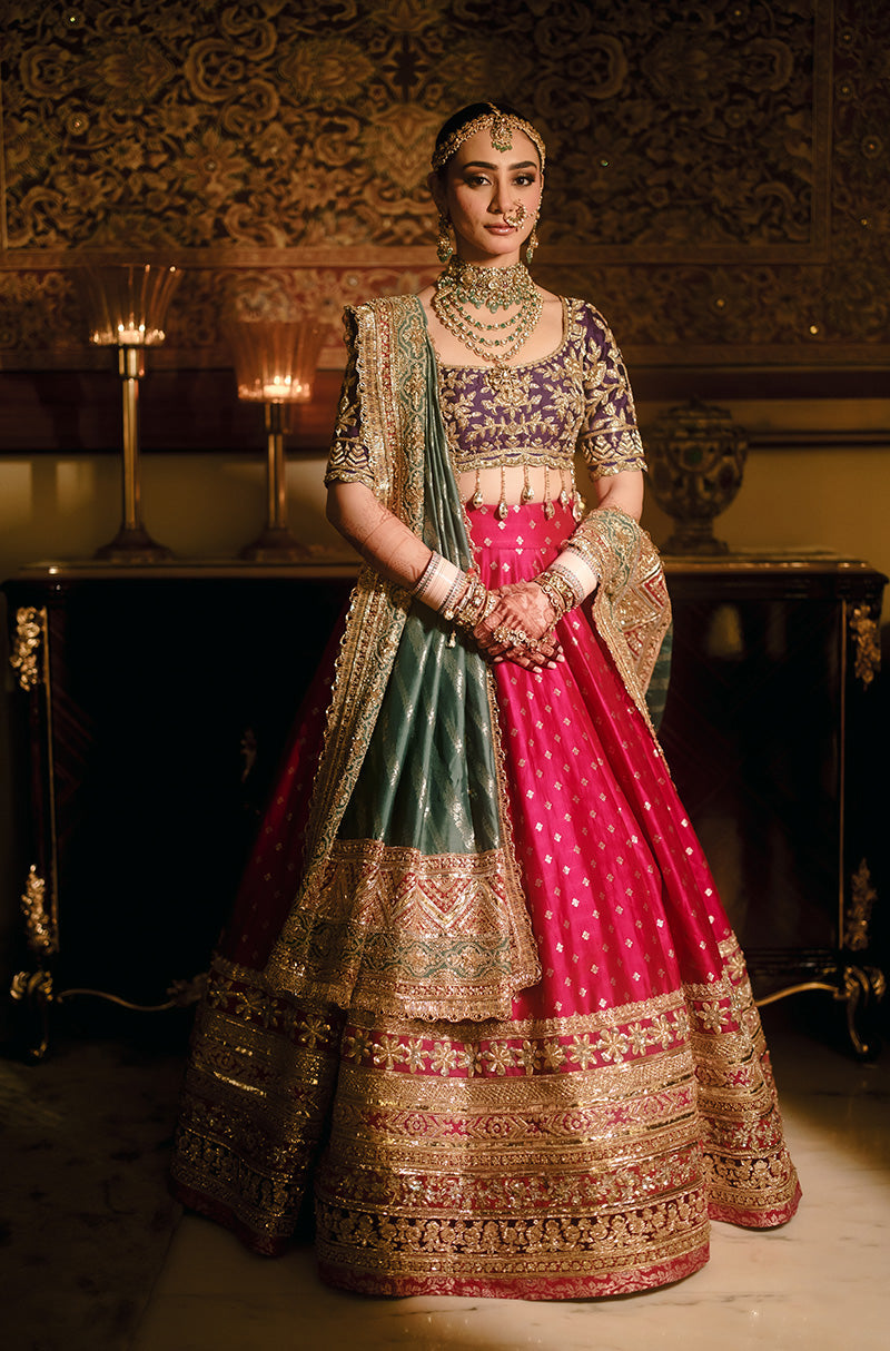 Bride: Harsimran Kukrejaa in our Bespoke Evara Lehenga Set