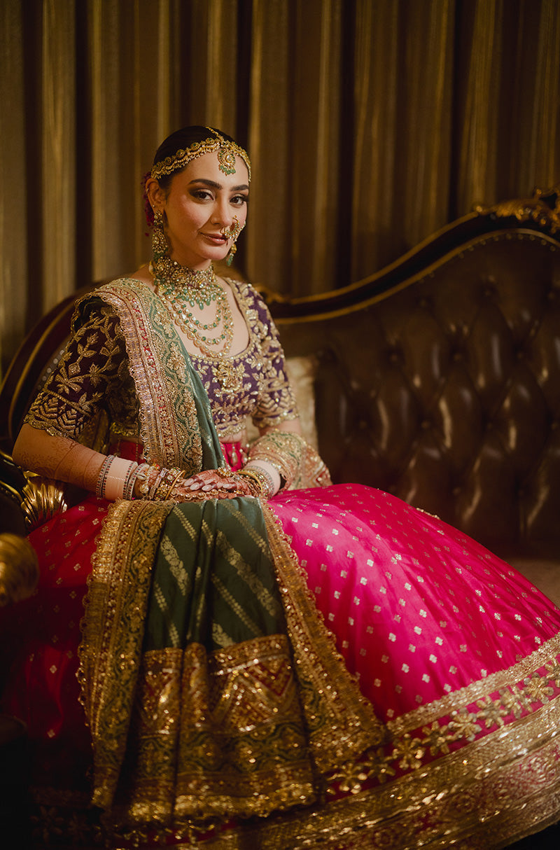 Bride: Harsimran Kukrejaa in our Bespoke Evara Lehenga Set