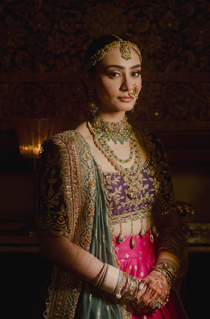Bride: Harsimran Kukrejaa in our Bespoke Evara Lehenga Set