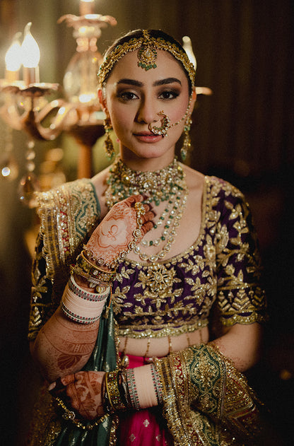 Bride: Harsimran Kukrejaa in our Bespoke Evara Lehenga Set