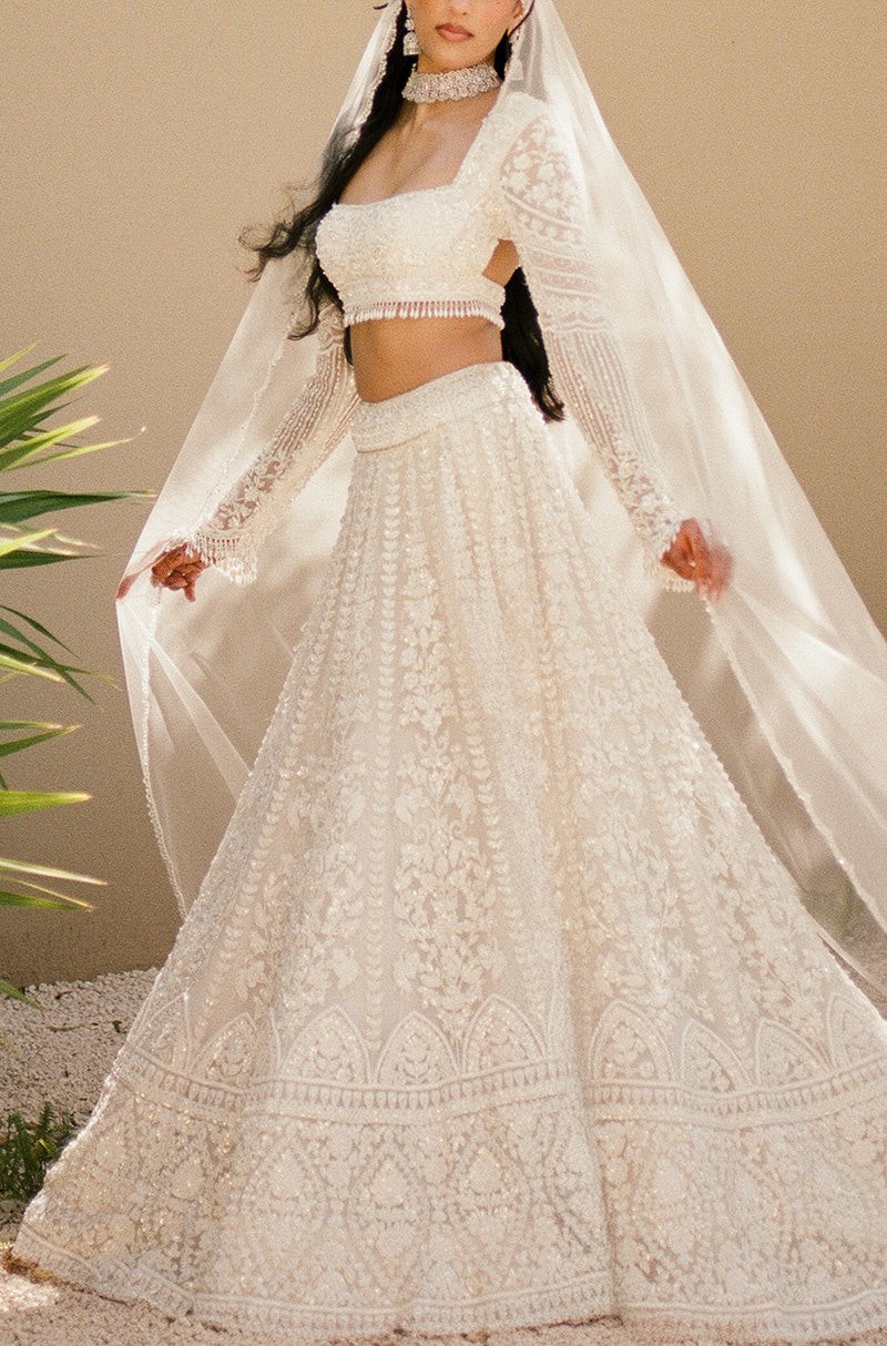 Bride: Serena Patel & Groom: Gabe Slater our Wedding Ensemble