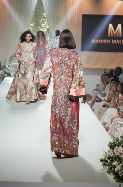 Multicoloured Printed Kaftan