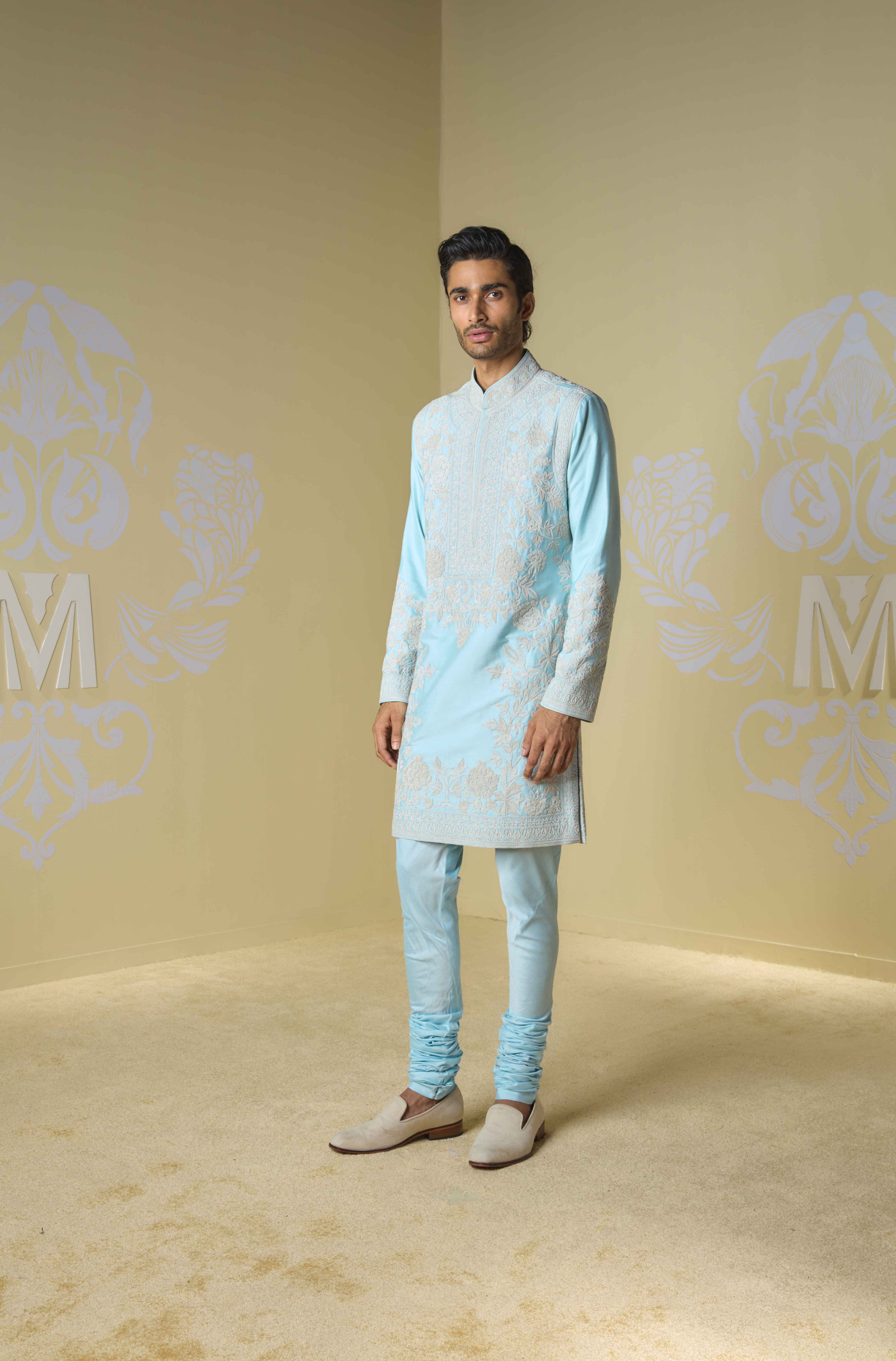 Blue Dori Embroidered Kurta Set